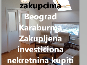  Prodaja 3.0 u stanu su podstanari koji se nasleđujuju sa kupovinom stana e590 mesecno Karaburma Beograd Juhorska sa zakupcima zakupcim je pod zakupom